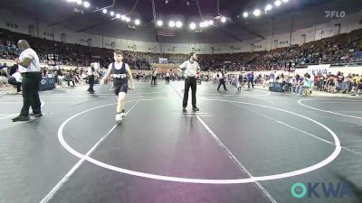 140 lbs Quarterfinal - Brooklyn Boren, Sperry Wrestling Club vs James Hartley, Vinita Kids Wrestling