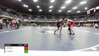 138 lbs Cons. Round 5 - Cale Mixer, Quincy (Sr.) vs Ethan Harvey, Lincoln-Way Central