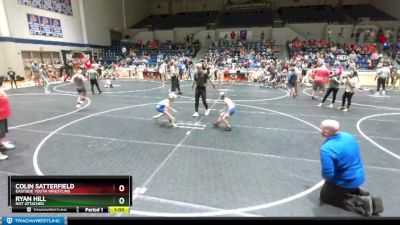 62 lbs Quarterfinal - Ryan Hill, Not Attached vs Colin Satterfield, Eastside Youth Wrestling