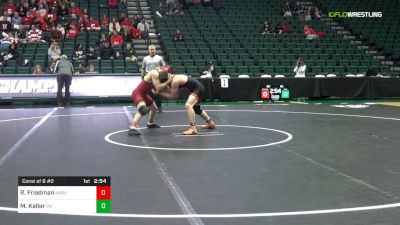 141 lbs Consi Of 8 #2 - Ryan Friedman, Harvard vs Marshall Keller, Princeton