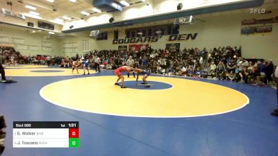 129 lbs Semifinal - Gage Walker, Bixby (OK) vs Joseph Toscano, Buchanan