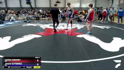 130-135 lbs Round 4 - Jacob Chromey, WA vs Jaxon Gutierrez, WA