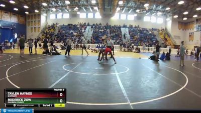 145 Blue Round 5 - Taylen Haynes, Gateway vs Roderick Zow, Camden County