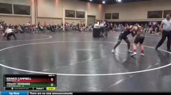 125 lbs Finals (2 Team) - Kinnick Campbell, Iowa Gold vs Tracey Dennard, Tennessee Blue