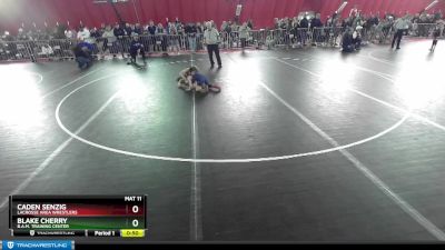 53 lbs Semifinal - Blake Cherry, B.A.M. Training Center vs Caden Senzig, LaCrosse Area Wrestlers