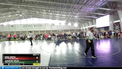 64 lbs Round 1 - Addison Aplin, Mountain Man Wrestling Club vs Amia Smith, Mat Sense Wrestling