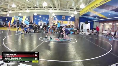 126 lbs Round 3 (8 Team) - Ottis Aquino, Bomb Squad vs Angel Rodriguez, Oakleaf Wrestling Club