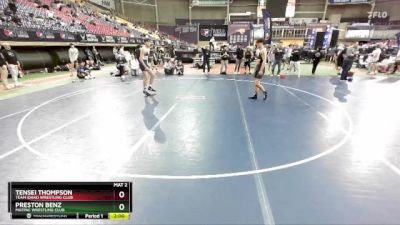 144 lbs Champ. Round 2 - Tensei Thompson, Team Idaho Wrestling Club vs Preston Benz, MATPAC Wrestling Club