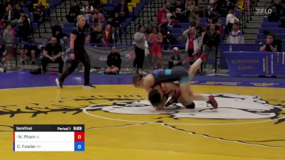 50 lbs Semifinal - Nina Pham, Army (WCAP) vs Charlotte Fowler, Boilermaker RTC