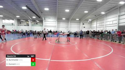 188 lbs Round Of 16 - Brennen Burkholder, Keene Gladiators vs Colten Dumont, Mayo Quanchi WC