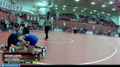 145 lbs Cons. Round 2 - Wyatt Hodson, Center Grove Wrestling Club vs Anthony Castro, Whiteland Wrestling Club