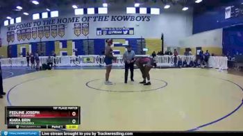 235 lbs 1st Place Match - Fedline Joseph, Gateway (Kissimmee) vs Kiara Brin, Freedom (Orlando)