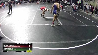 102 lbs Cons. Round 3 - John White, McCook Wrestling Club vs Noah Cooper, Lincoln Squires Wrestling Club