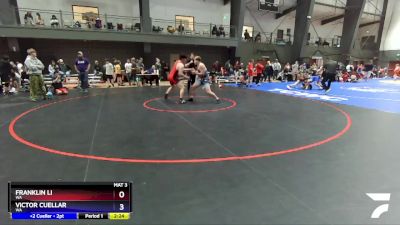 190 lbs Cons. Round 2 - Franklin Li, WA vs Victor Cuellar, WA