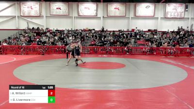 152 lbs Round Of 16 - Alex Willard, Hampshire vs Dean Livermore, Cohasset