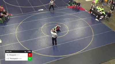 103 lbs Round Of 64 - Evan Shepard, West Perry vs Carter Thompson, Somerset