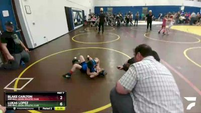 62-73 lbs Round 2 - Spence Hill, Cody Wrestling Club vs Watson Moore, Greybull Basin Athletic Club