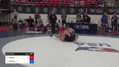 80 kg Cons 8 #2 - Ethan Teague, Cowboy Wrestling Club vs Jimmy Mastny, Relentless Training Center