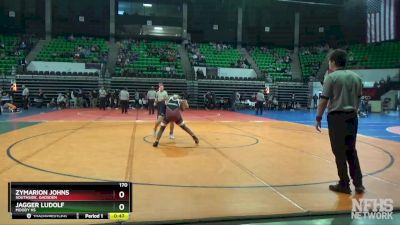 170 lbs Cons. Round 1 - Jagger Ludolf, Moody Hs vs Zymarion Johns, Southside, Gadsden