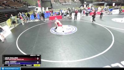 160 lbs Quarterfinal - Jack Dalling, Chico High School Wrestling vs Jake Honey, Driller Wrestling Club