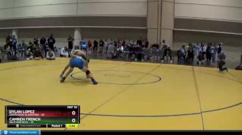 109 lbs Round 3 (6 Team) - Dylan Lopez, South Dade Gladiators vs Camren French, Backyard Boyz
