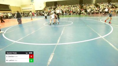 93-J lbs Quarterfinal - Derek Danbe, RedNose Wrestling School vs Marco Lettini, Triumph Trained