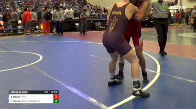 157 lbs Consi of 8 #1 - Seon Chung, Unattached vs Oliver Pierce, Arizona St-Unattached