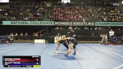 116 lbs Semifinal - Samara Chavez, King University vs Felicity Taylor, Iowa