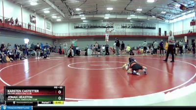 65 lbs Cons. Round 3 - Karsten Castetter, Falcon Wrestling Club vs Jonah Heaston, Indian Creek Wrestling Club