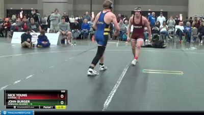 149 lbs 2nd Wrestleback (16 Team) - John Burger, Nebraska-Kearney vs Nick Young, Gannon