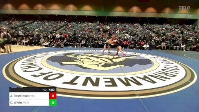 150 lbs Quarterfinal - Jacob Bostelman, Ponderosa vs Cade White, Meridian