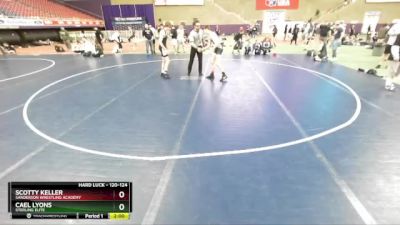 120-124 lbs Round 2 - Cael Lyons, Sterling Elite vs Scotty Keller, Sanderson Wrestling Academy