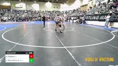 285 lbs Consi Of 8 #1 - Burak Bowers, Team Aggression vs Joshua De La Cruz Jr, Wolf Den