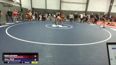 144 lbs 1st Place Match - Noah Koyama, Askeo International Mat Club vs Paul Feliz, All-Phase Wrestling Club