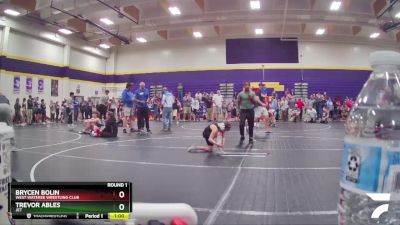 72 lbs Round 1 - Trevor Ables, Jet vs Brycen Bolin, West Wateree Wrestling Club