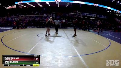 3A 132 lbs Champ. Round 1 - Cash Ciliento, Jupiter vs Tyree Graham, South Dade