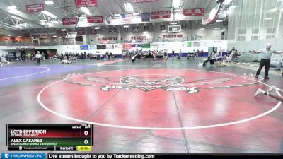 157 lbs Cons. Round 4 - Alex Casarez, Unattached Grand View (Iowa) vs Loyd Epperson, Ottawa University