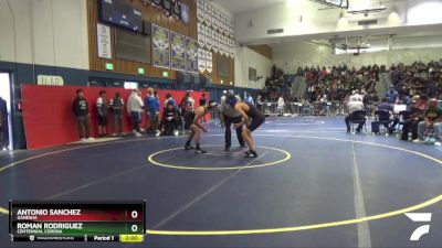 170 lbs Champ. Round 1 - Antonio Sanchez, Ganesha vs Roman Rodriguez, Centennial Corona