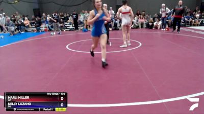 136 lbs Cons. Semi - Marli Miller, WA vs Nelly Lozano, OR