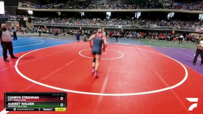 6A 152 lbs Quarterfinal - Camryn Strohman, Katy Seven Lakes vs Audrey Walker, Prosper Rock Hill