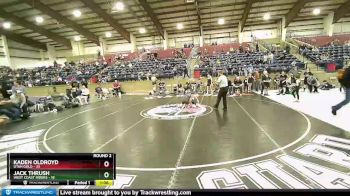 77 lbs Round 2 (4 Team) - Kaden Oldroyd, Utah Gold vs JACK THRUSH, West Coast Riders