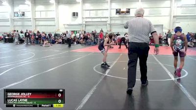 88 lbs Round 1 (10 Team) - Lucas Layne, Carolina Hammer Squad vs George Jolley, Neighborhood WC