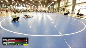 92 lbs Rd# 2 10:30am Friday - Charlie Dunbar, PA Blue vs Zayd Muhammad, Olympia
