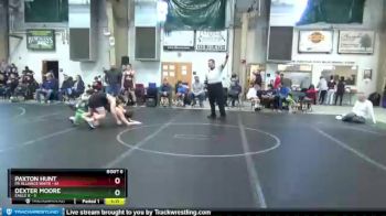 140 lbs Round 3 (4 Team) - Paxton Hunt, PA Alliance White vs Dexter Moore, Eagle X