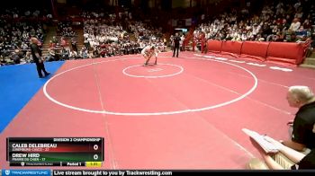 145 lbs D1/d2/d3 Finals (sat 3:00 P.m.) - Caleb Delebreau, Luxemburg-Casco vs Drew Hird, Prairie Du Chien