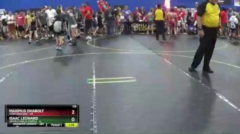 115 lbs Round 2 (6 Team) - Maximus Dhabolt, Team Iowa Red vs Isaac Leonard, Untouchables Purple