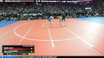 D2-152 lbs 1st Place Match - Zane Licht, Lodi vs Nick Alexander, Wrightstown