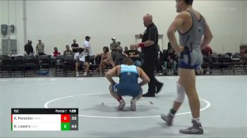 152 lbs Round 3 (6 Team) - Alessio Perentin, Spartan RTC Elite/BOTE vs Bryce Lowery, Indiana Outlaws