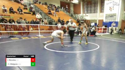 106 lbs Quarterfinal - Carlos Melgoza, Kingsburgh vs Ian Morales, Exeter