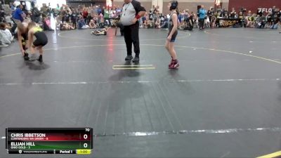 70 lbs Finals (2 Team) - Elijah Hill, Ohio Gold vs Chris Ibbetson, Contenders WA Green